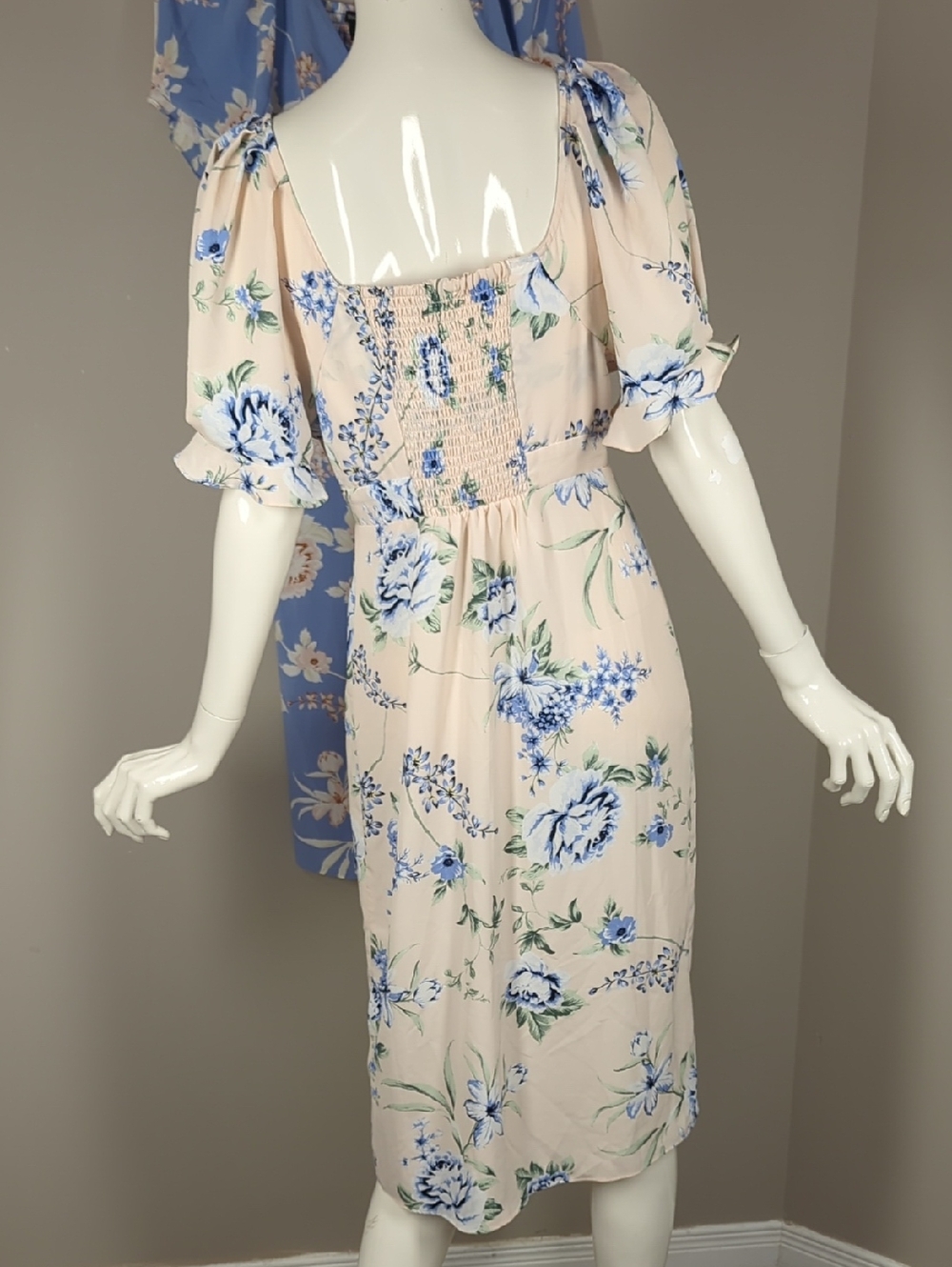 2x RW&CO. Pink Floral Midi Dresses - Picture 6 of 8